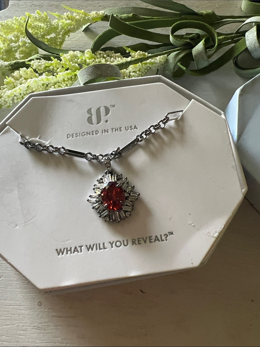 Bomb Party “always seen, always loved” necklace